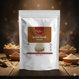 ZX Vajra Safed Musli Powder | Boosts Performance and Vitality Support | 100 gm