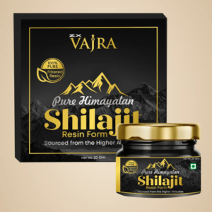 ZX Vajra Shilajit Resin | 100% Pure & Natural | Sourced from the Higher Altitude | 20 Gms