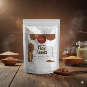 ZX Vajra Roasted Flax Seeds | Pack of 3  | Supports Digestion, Heart Health & Energy | 100 gm x 3